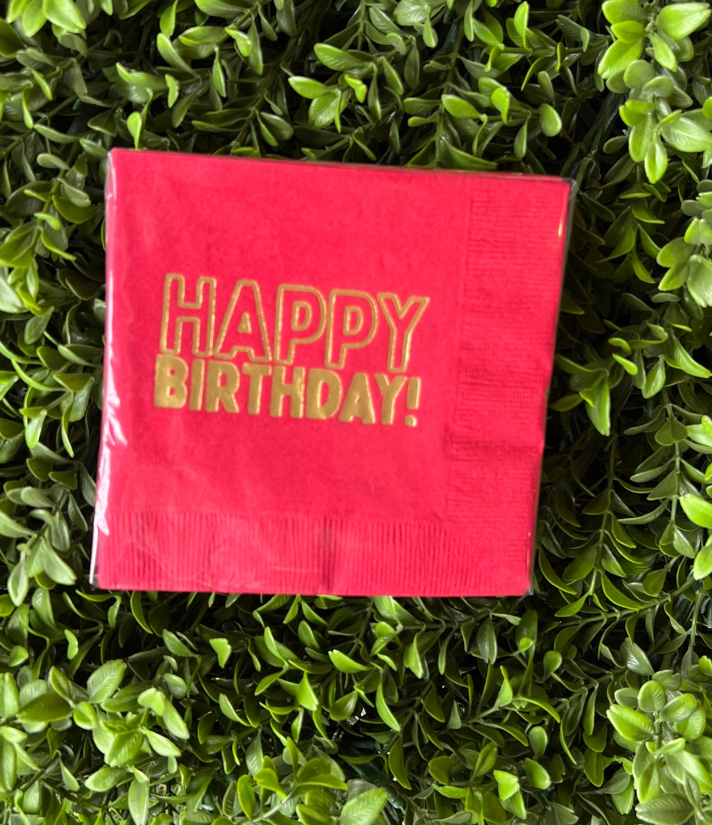 Happy Birthday Napkins by Pickering Boxwood