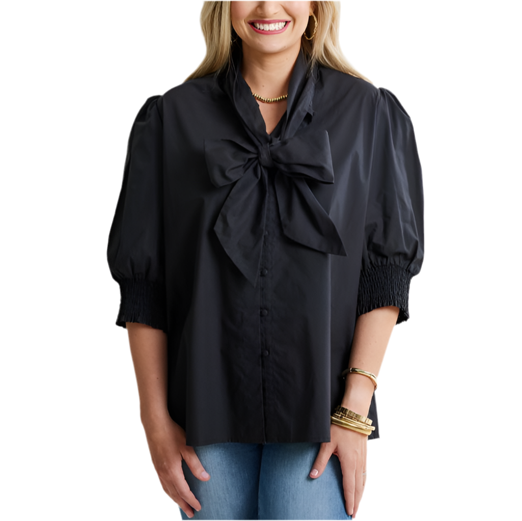 Holly Bow Top by Caryn Lawn