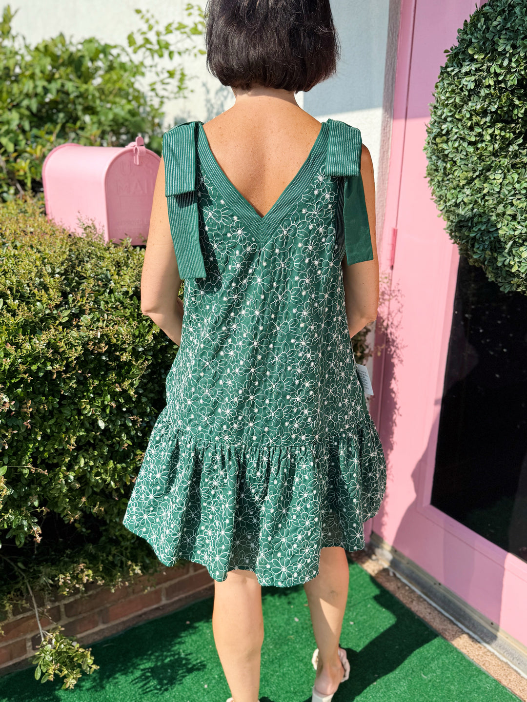 Isabella Floral Embroidered Dress