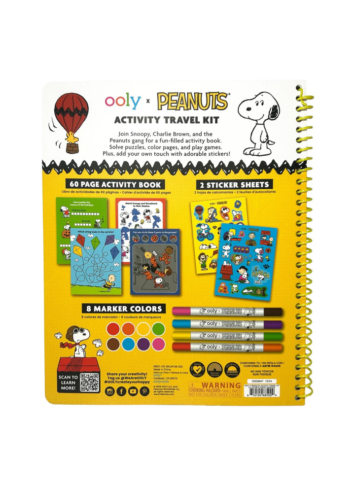 OOLY x Peanuts Activity Travel Kit