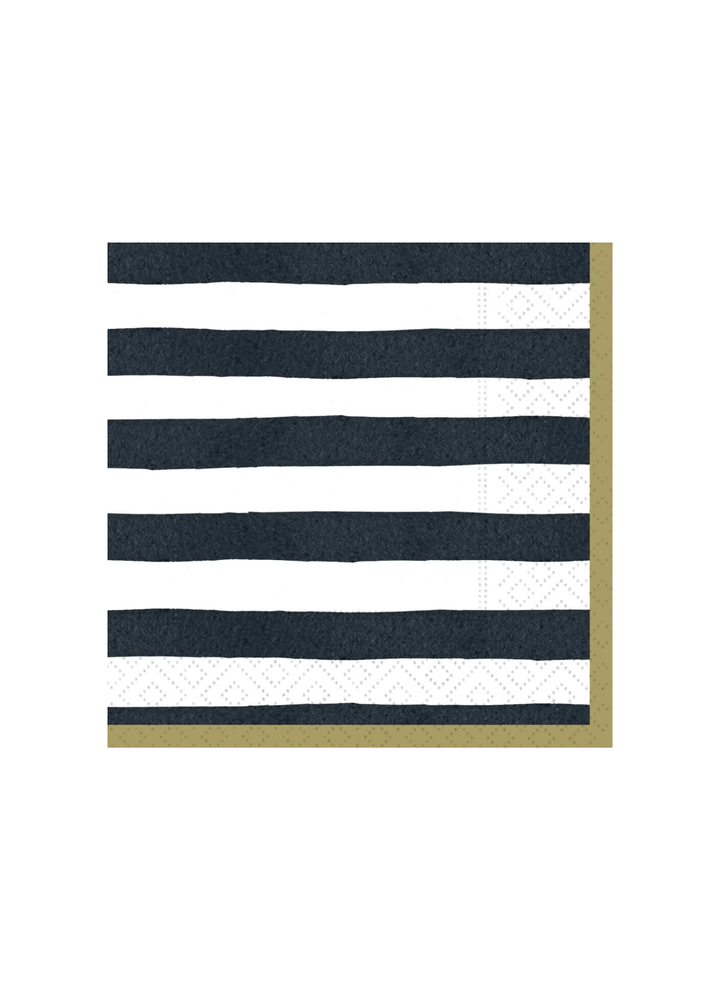 Bold Stroke Stripe Tableware in Black