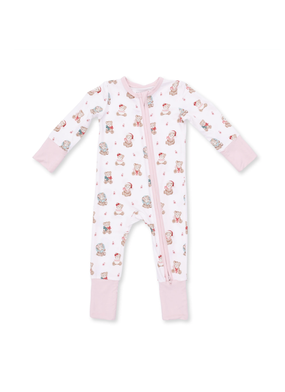 Christmas Teddy Bears in Pink Children&