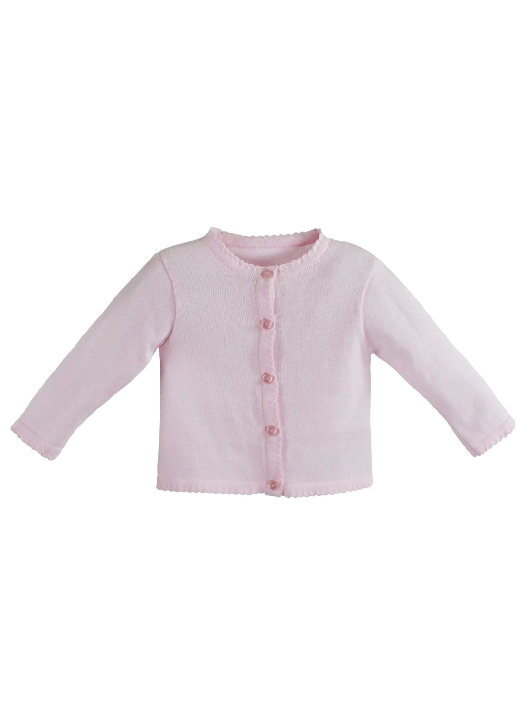 Petit Ami Scalloped Edge Cardigan Sweater
