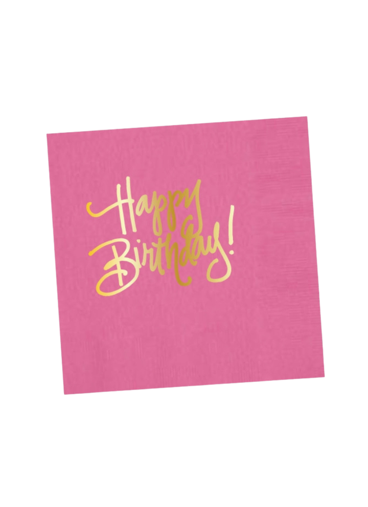 Happy Birthday Napkins by Natalie Chang