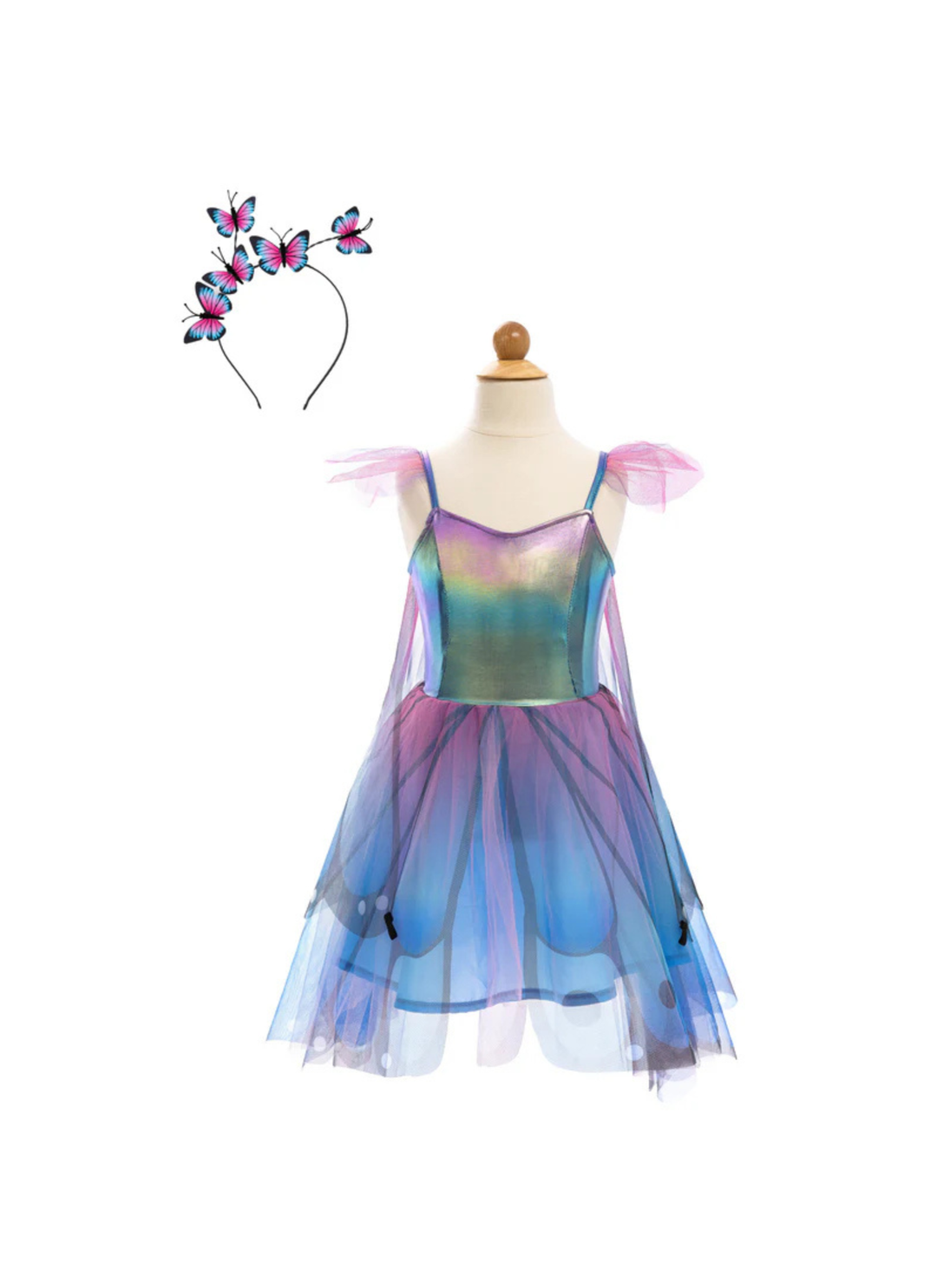butterfly headband and wings dress