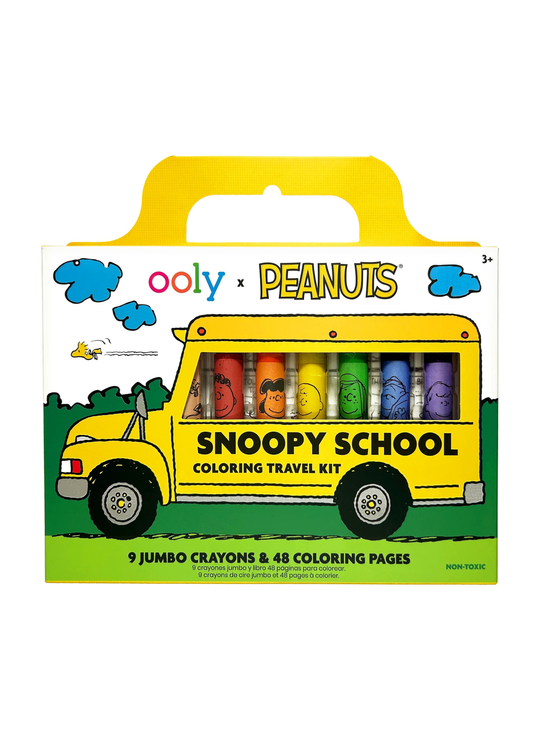 OOLY x Peanuts Snoopy School Coloring Travel Kit