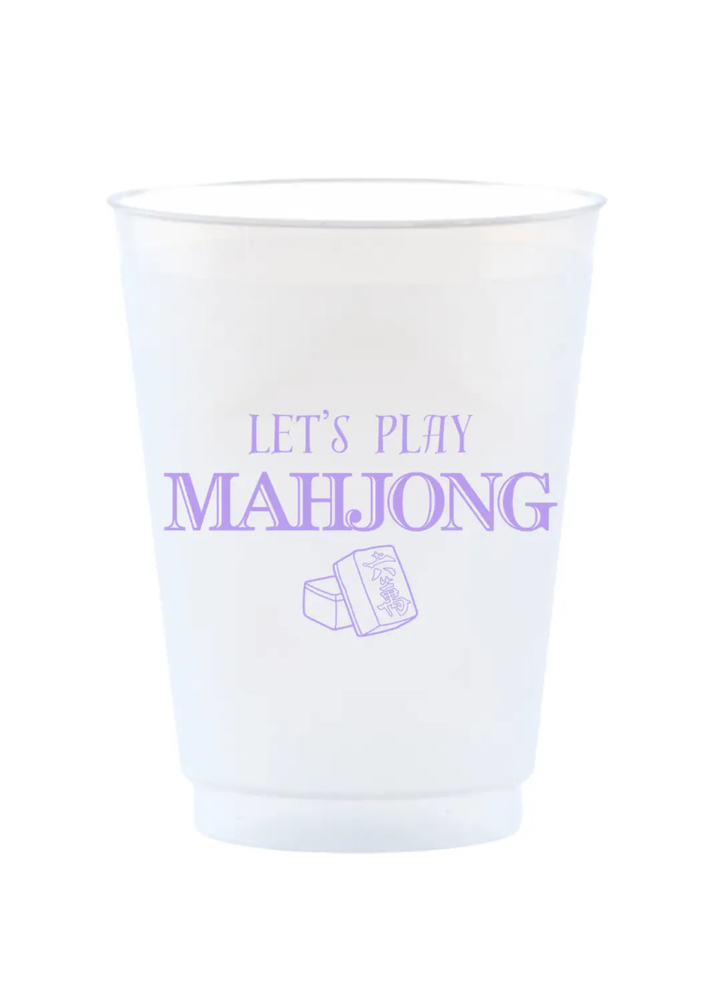 Mahjong Party frost Flex Cups