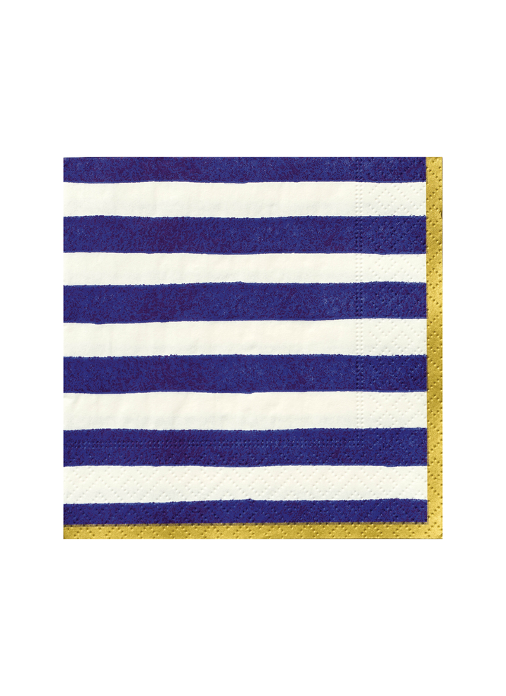 Bold Stroke Stripe Tableware in Navy