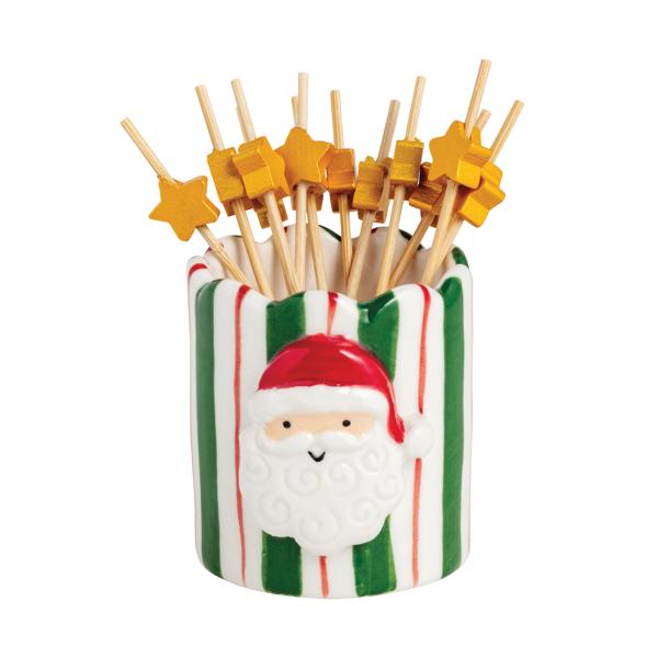 Christmas Ceramic Toothpick Holder