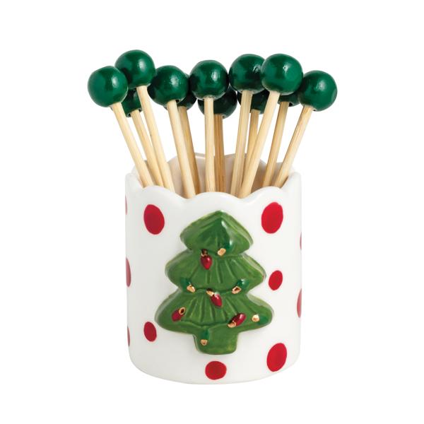 Christmas Ceramic Toothpick Holder