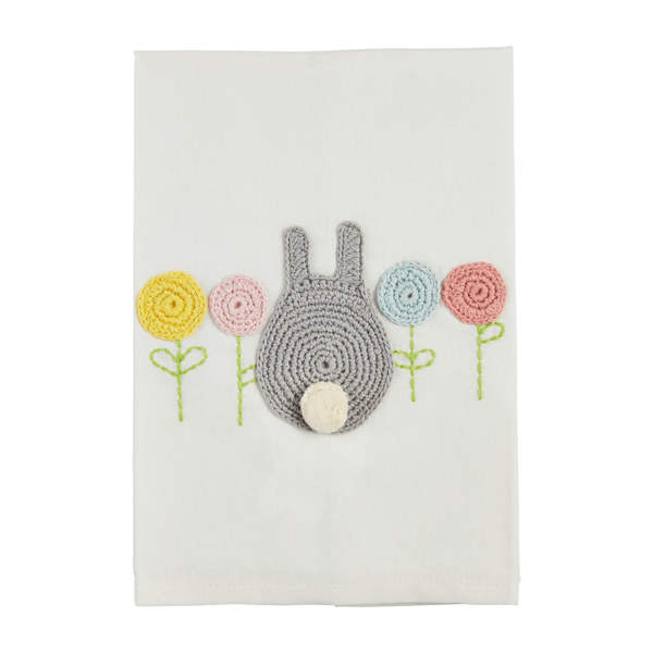 Easter Bunny Crochet Tea Towel - Pickering Boxwood