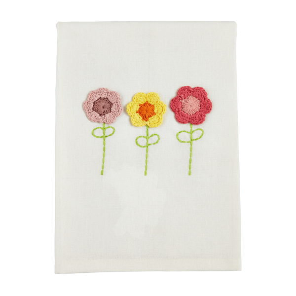 Easter Bunny Crochet Tea Towel - Pickering Boxwood