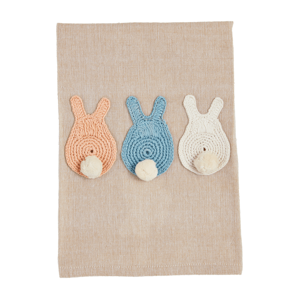 Easter Bunny Crochet Tea Towel - Pickering Boxwood