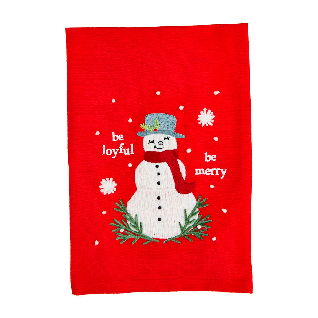 Christmas Embroidered Hand Towel