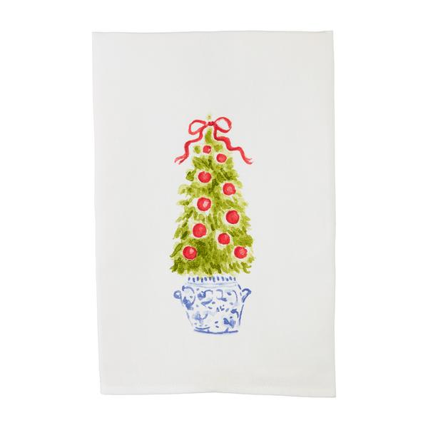 Christmas Topiary Hand Towels