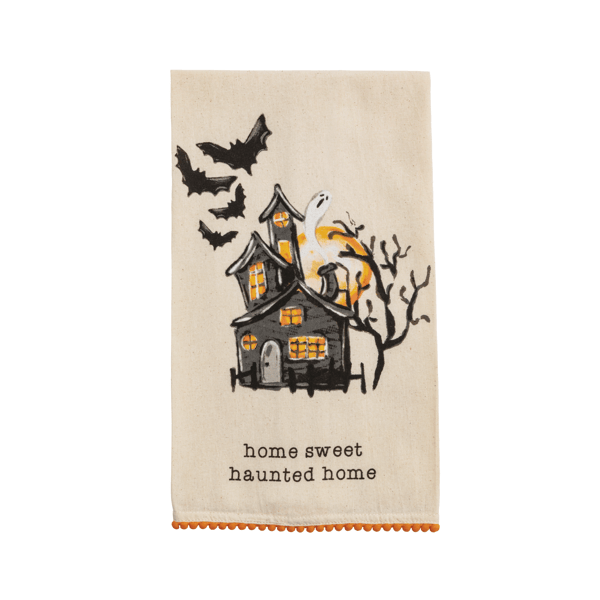 Halloween Hallow Tea Towel