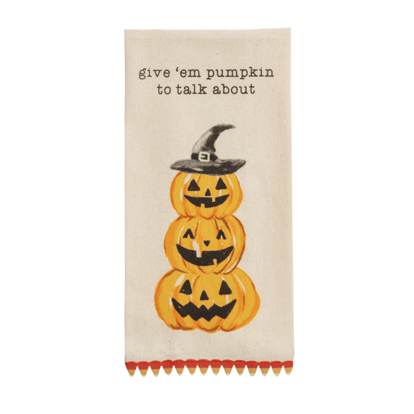 Halloween Hallow Tea Towel