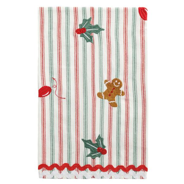 Embroidered Xmas Icon Towel
