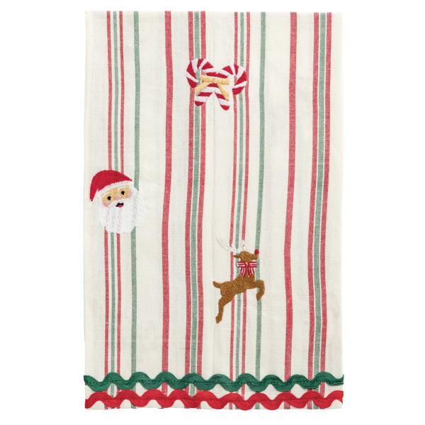 Embroidered Xmas Icon Towel