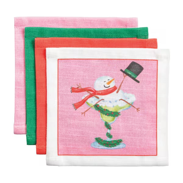 Holiday Cocktail Napkin Set