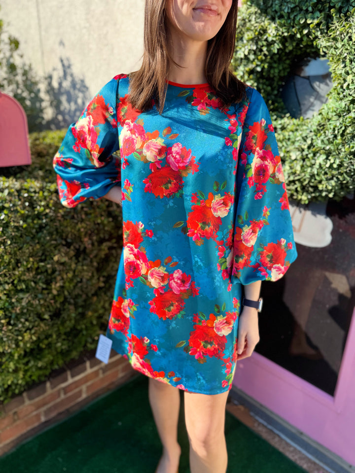 London Dress in Holiday Chintz