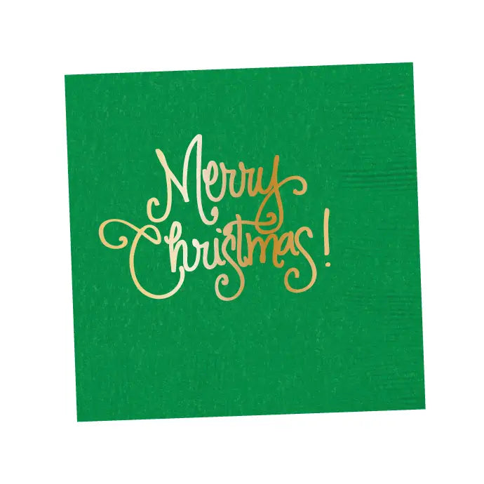 Merry Christmas Cocktail Napkins