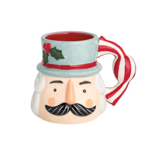 Nutcracker Candy Handle Mugs