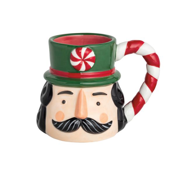 Nutcracker Candy Handle Mugs
