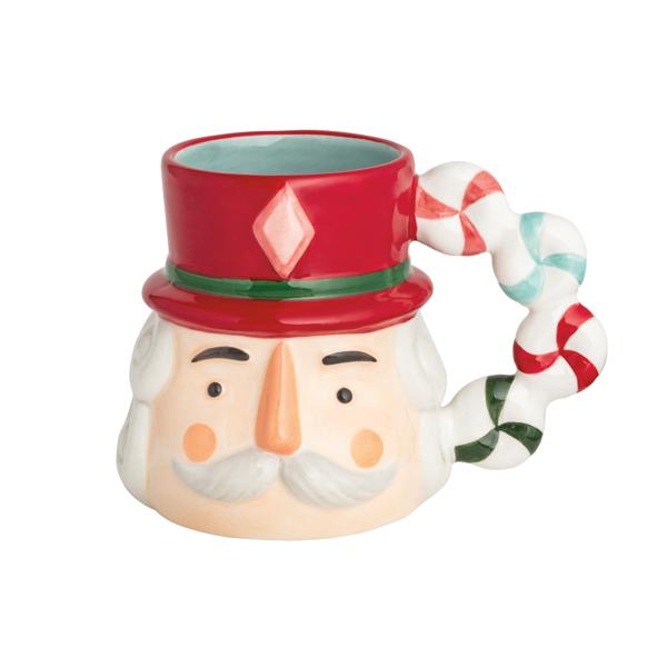 Nutcracker Candy Handle Mugs