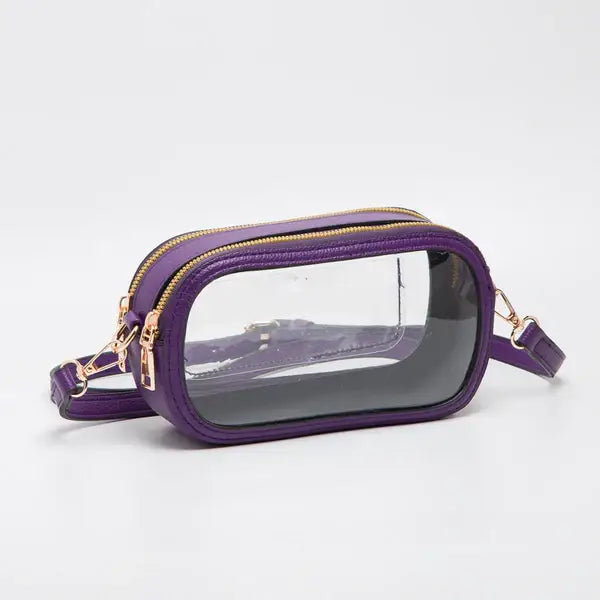Clear Oval Stadium Bags - Pickering Boxwood