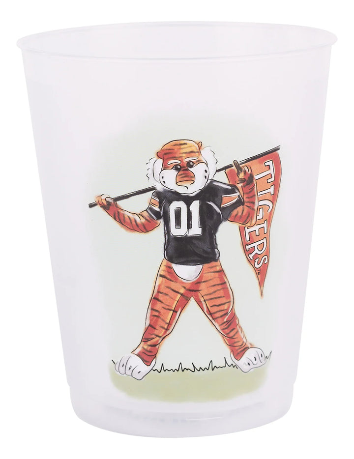 College Mascot Frosted Cups Set/8