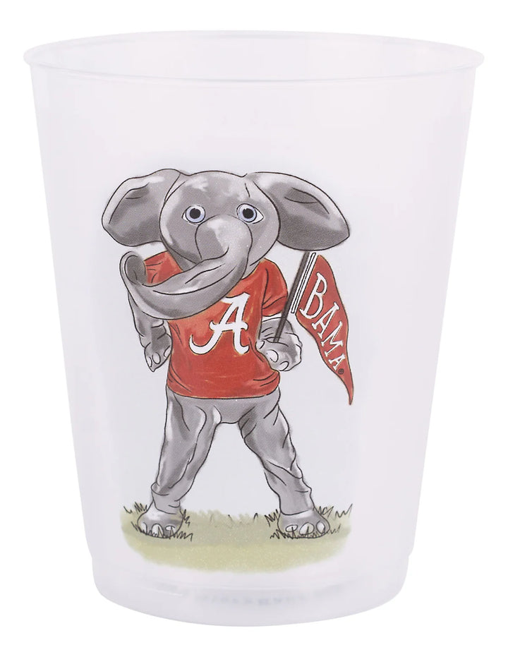 College Mascot Frosted Cups Set/8