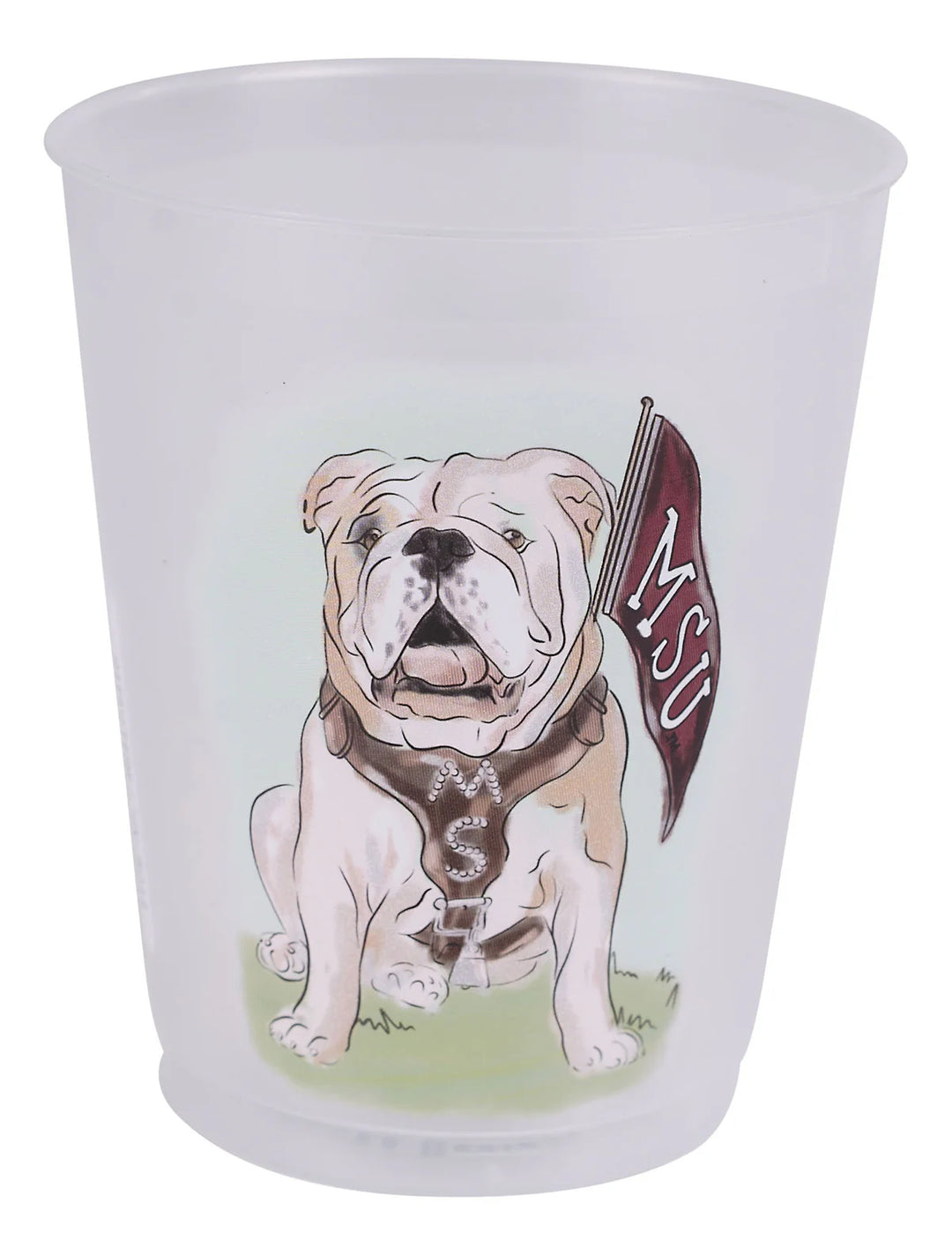 College Mascot Frosted Cups Set/8