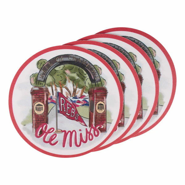 Collegiate Mascot Coasters
