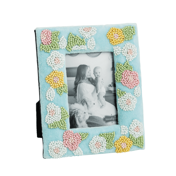 Floral Beaded Frame