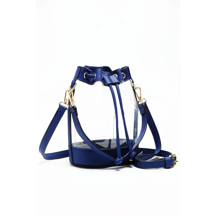 Clear Crossbody Stadium Bucket Bag