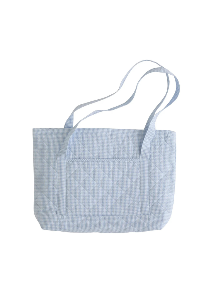 Little Boys Quilted Luggage Set in Light Blue
