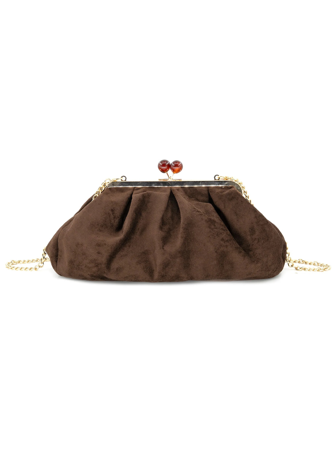 Aura Suede Clutch