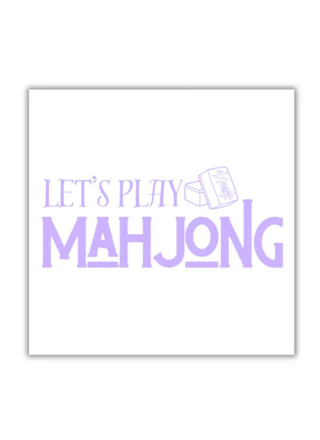 Mahjong Party Cocktail Napkins