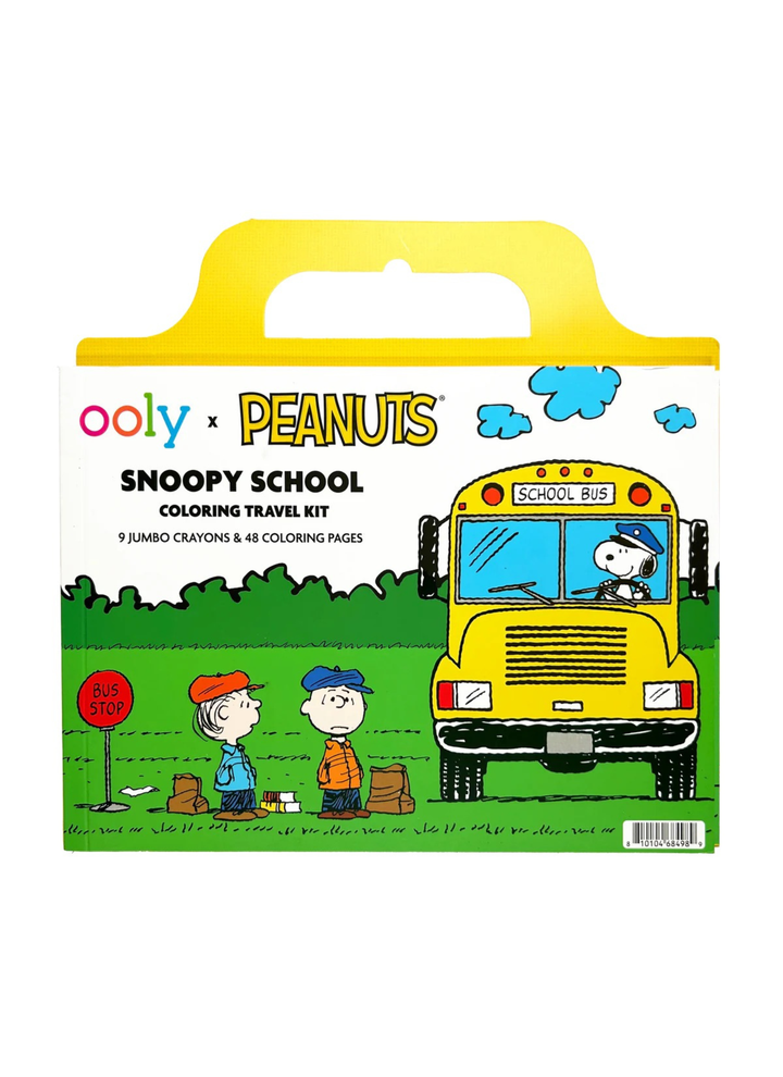 OOLY x Peanuts Snoopy School Coloring Travel Kit
