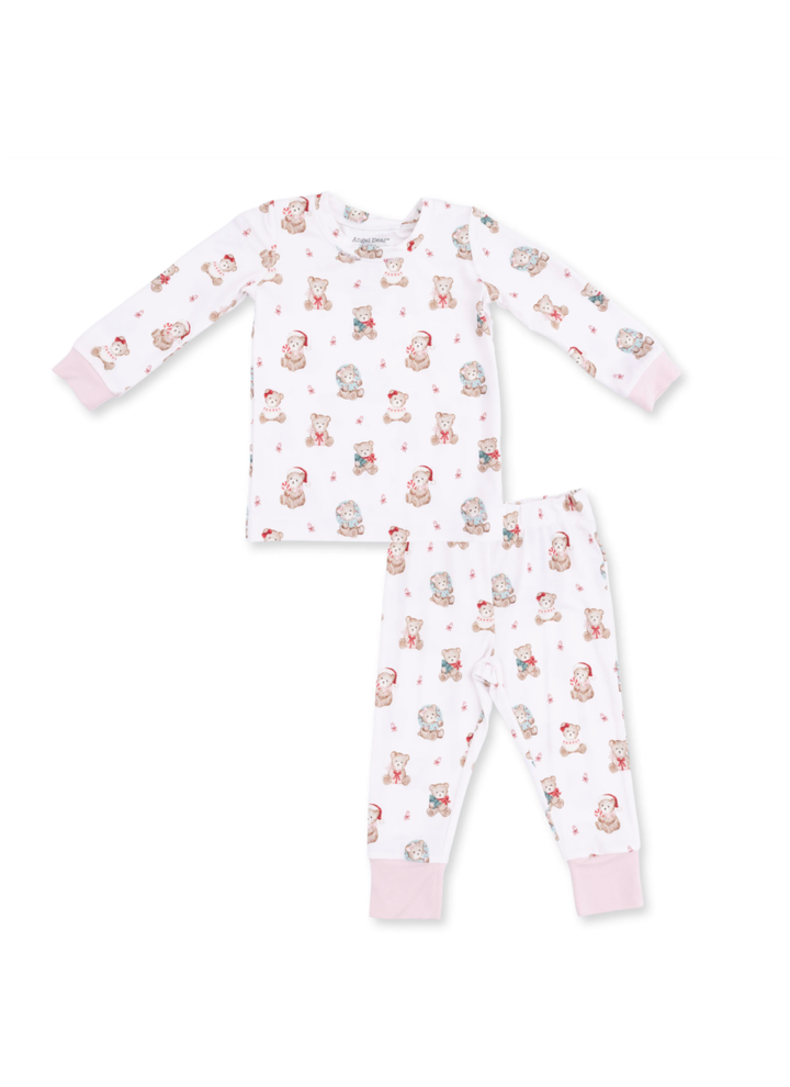 Christmas Teddy Bears in Pink Children&