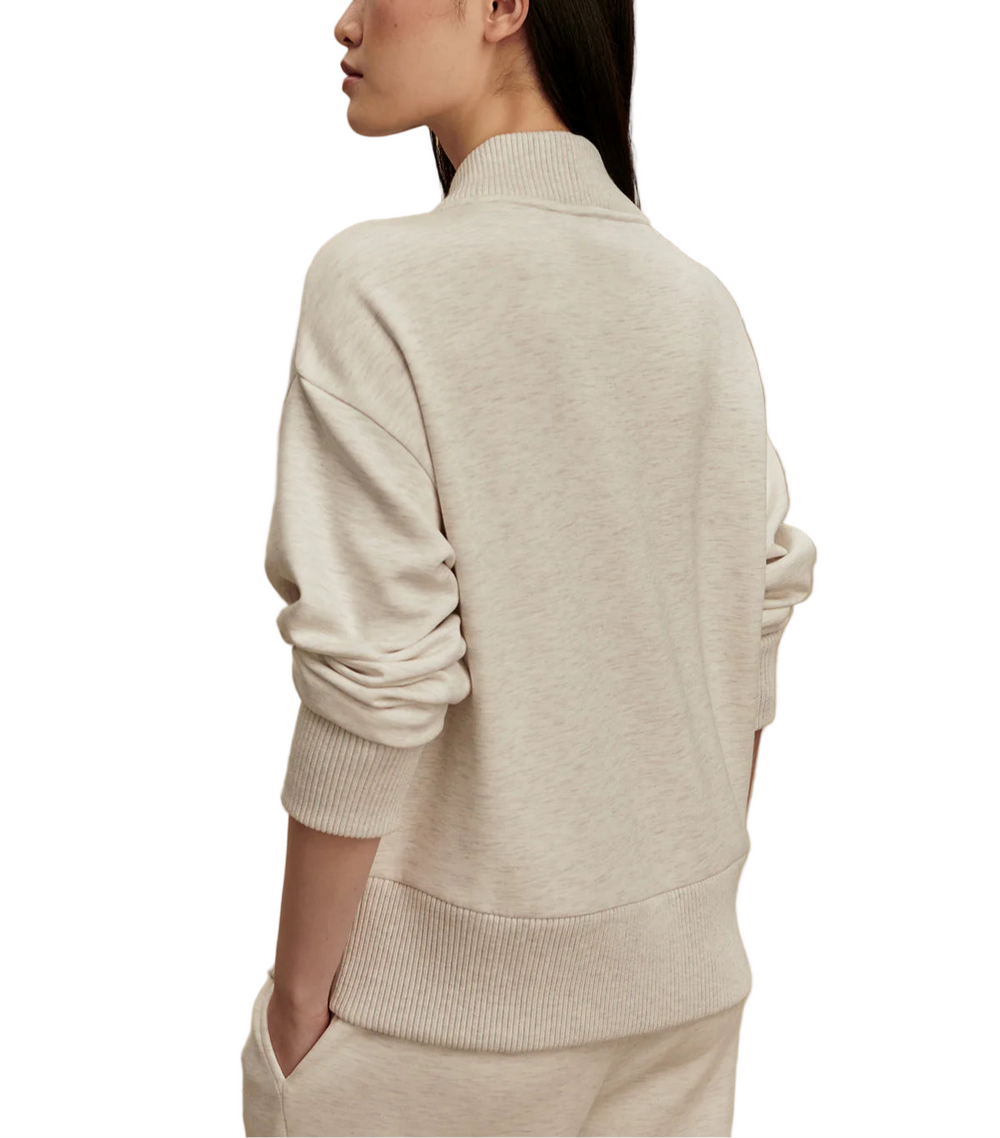 A new take on the bestselling Davidson sweat, the Sally features a V-neckline panel with a chunky rib knit.