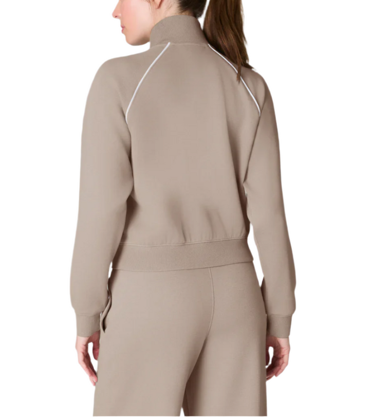 SPANX AirEssentials Pique Full Zip Track Jacket