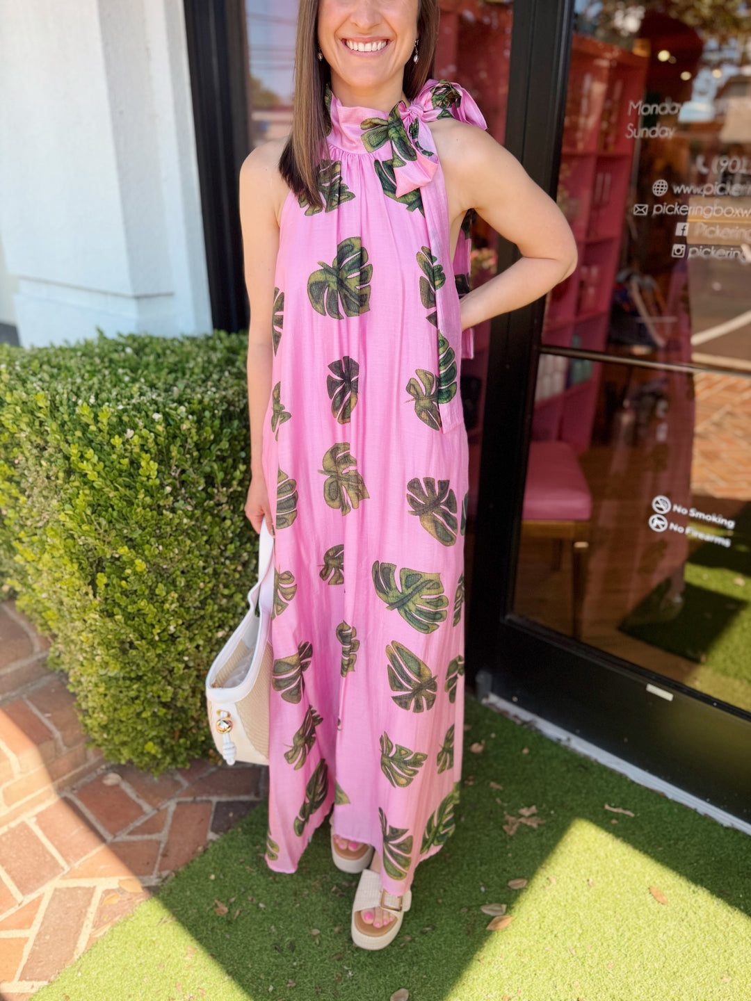Ophelia Midi Dress - Pickering Boxwood