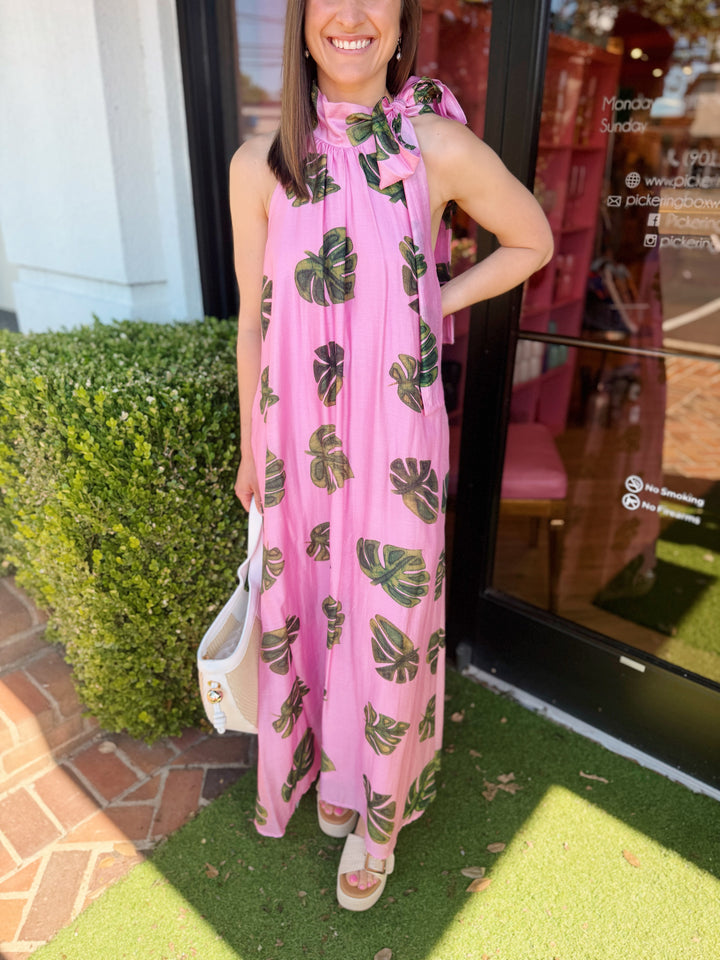 Ophelia Midi Dress - Pickering Boxwood