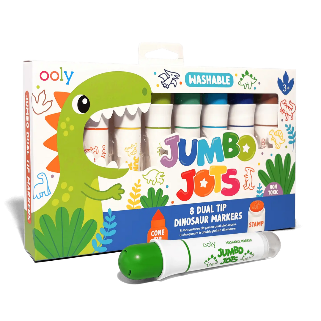 Jumbo Jots: Dual Tip Cone &amp; Stamp Markers