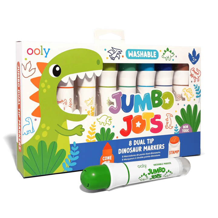 Jumbo Jots: Dual Tip Cone &amp; Stamp Markers