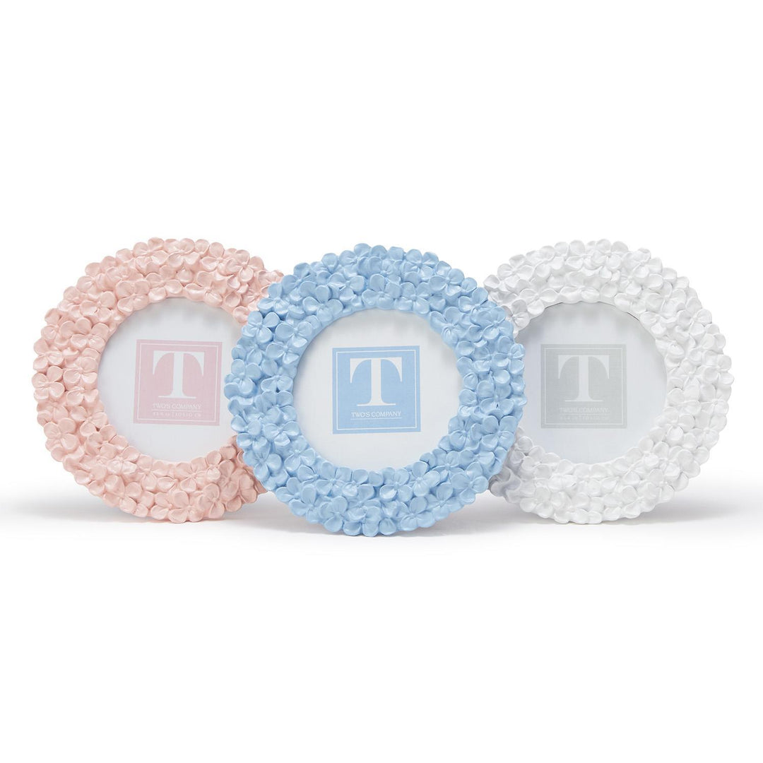 Hydrangea Round Frame 4x4 - Pickering Boxwood