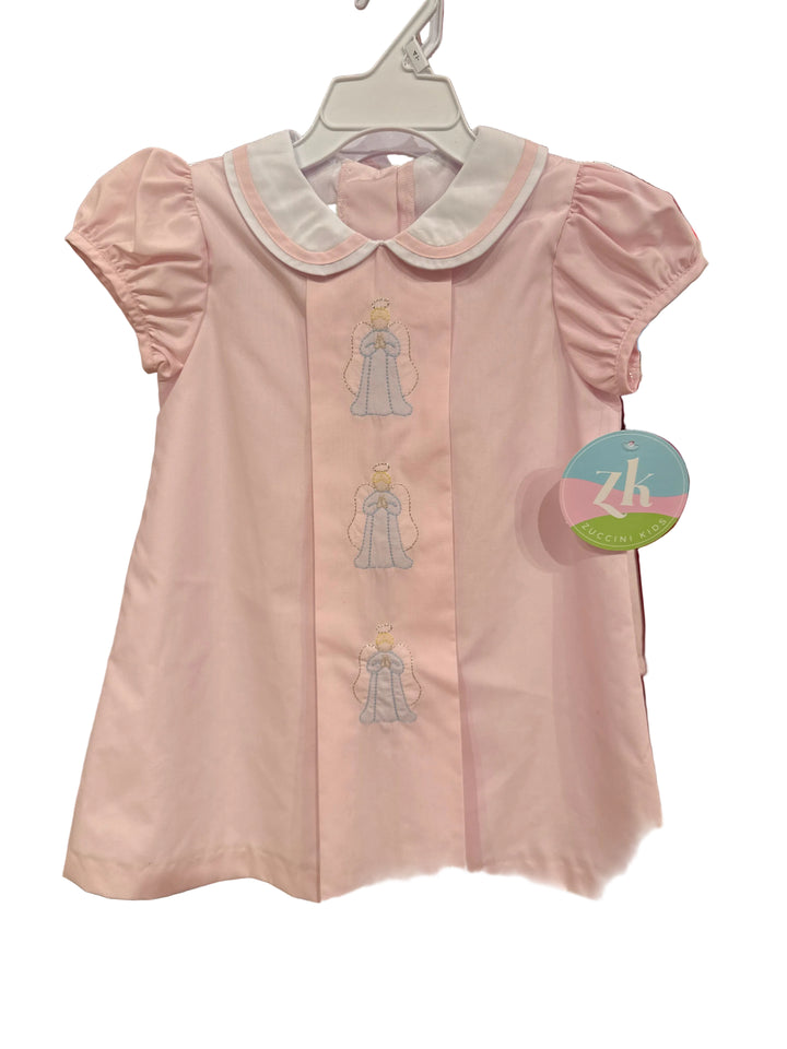 Angel Delilah Dress in Light Pink Broadcloth