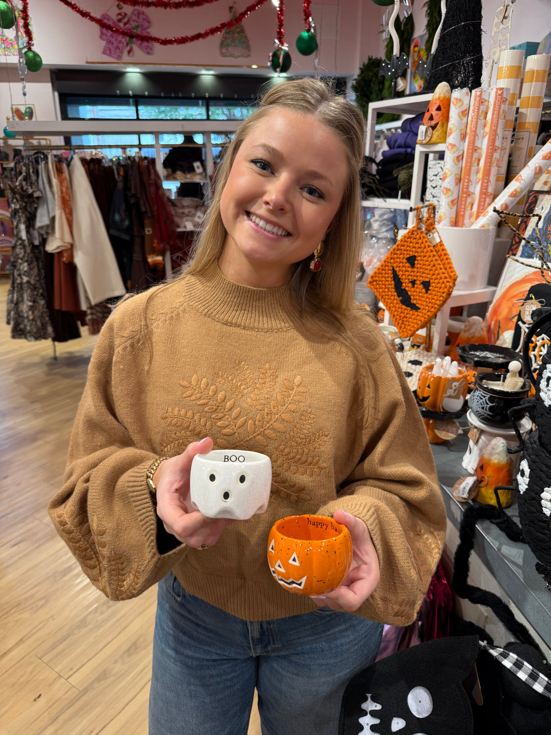 Tori Balloon Sleeve Sweater